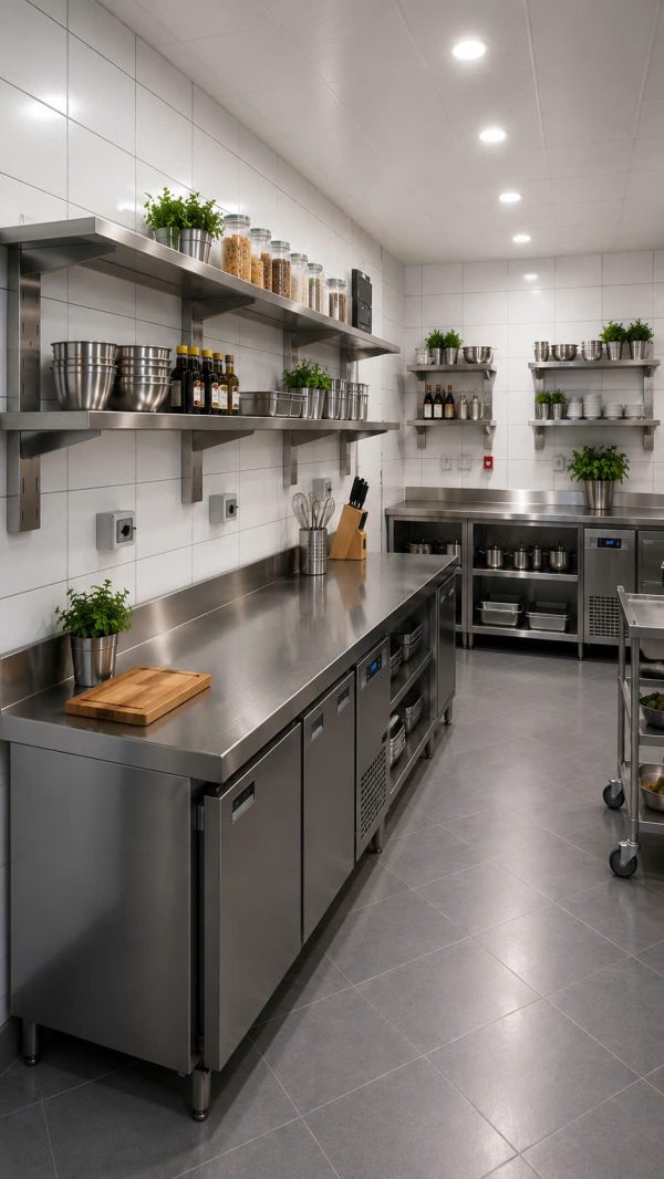 3. TỦ BẾP INOX