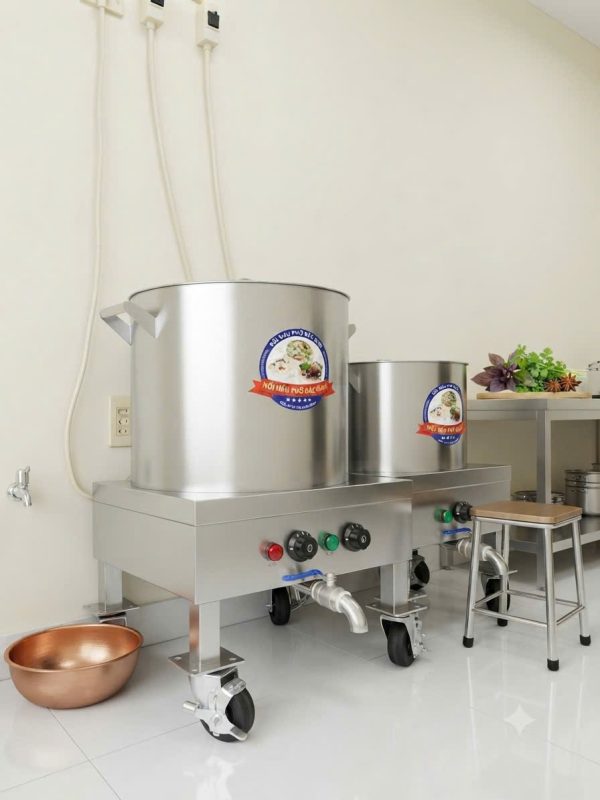 9. BẾP NỒI HẦM PHỞ, HẤP BÁNH BAO, BÁNH TRÁNG